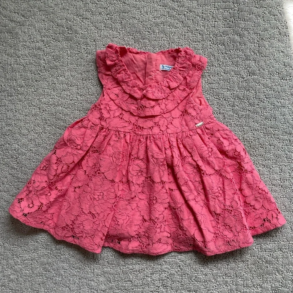 NWT mayoral 9 mo lace dress